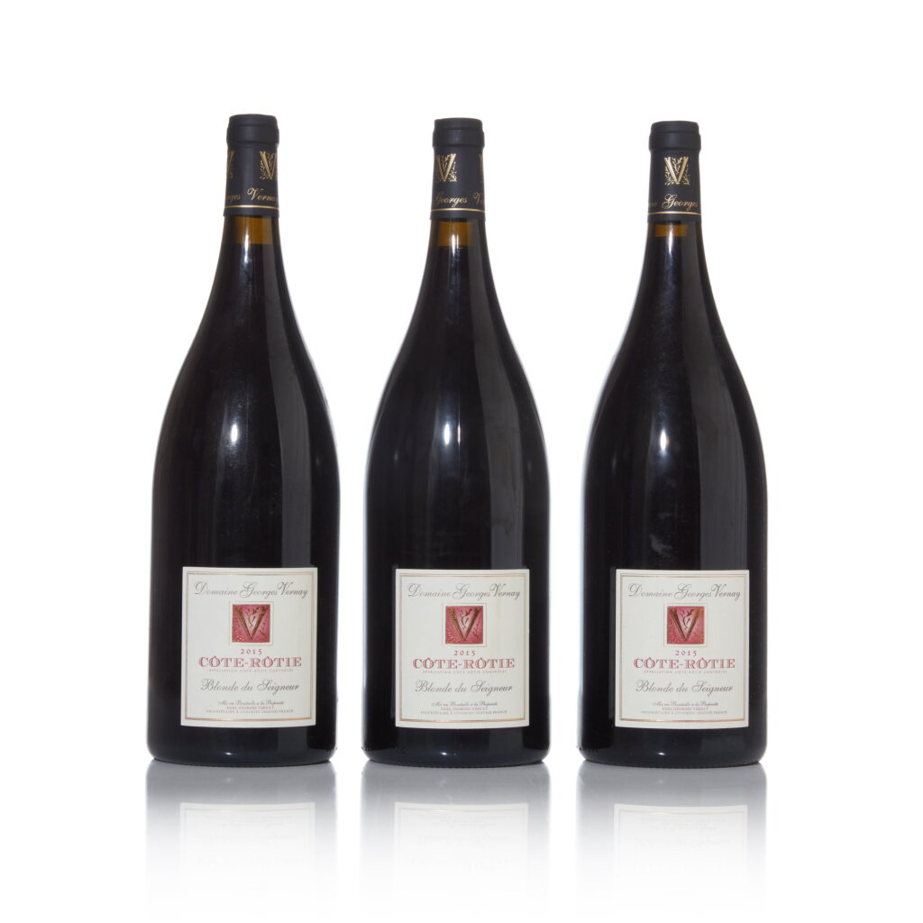 View full screen - View 1 of Lot 299. Côte Rôtie La Blonde du Seigneur 2015 Georges Vernay (3 MAG).