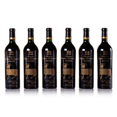 View full screen - View 1 of Lot 225. Château Mouton Rothschild 2000 (12 BT).