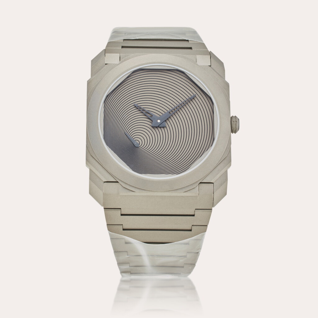 View full screen - View 1 of Lot 338. Reference 103245 Octo Finissimo ‘Tadao Ando’ | A limited edition titanium automatic wristwatch with bracelet, Circa 2020.