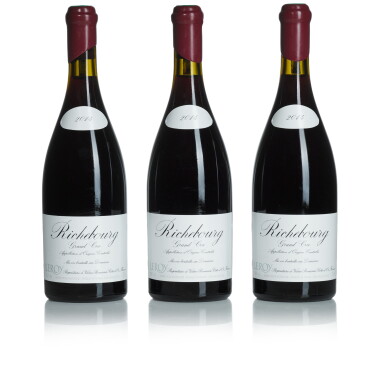 View full screen - View 1 of Lot 158. Richebourg 2014 Domaine Leroy (3 BT).