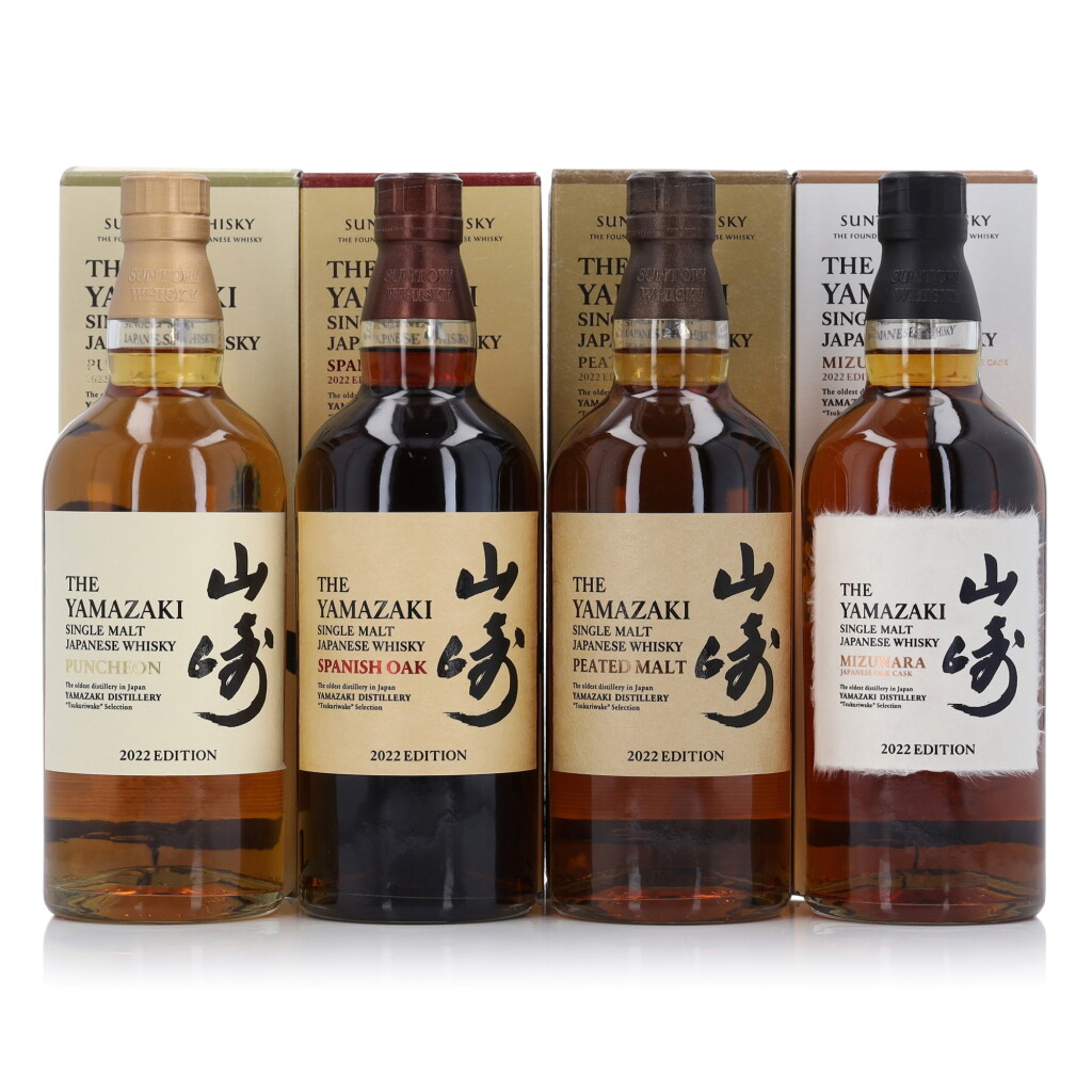View full screen - View 1 of Lot 514. The Yamazaki Tsukuriwake Selection 2022 48.0 abv NV (4 Bottles 70cl).