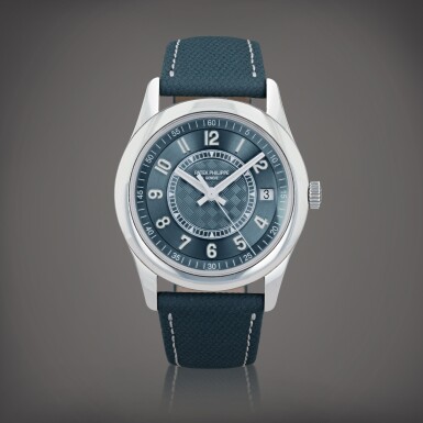 View full screen - View 1 of Lot 632. Calatrava, Patek Philippe Manufacture Opening limited edition, reference 6007A-001 Montre bracelet en acier avec date | Stainless steel wristwatch with date and bracelet Vers 2019 | Circa 2019.
