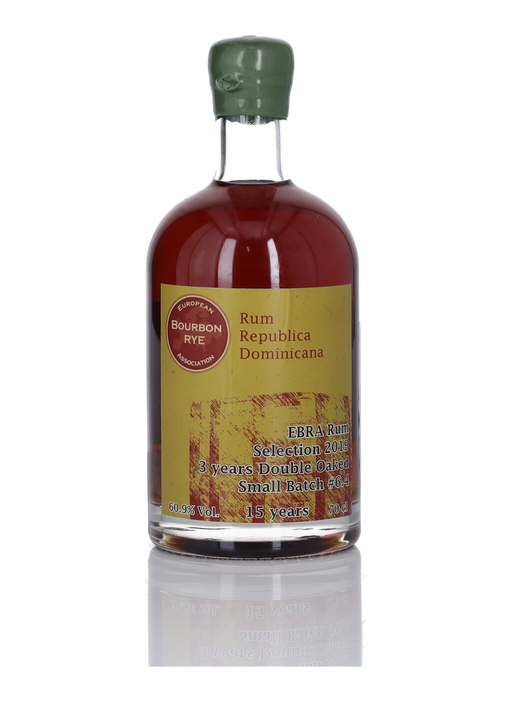 View full screen - View 1 of Lot 162. EBRA Selection #6.4 15 Year Old Rum 121.8 Proof 2003 (1 BT 70cl).