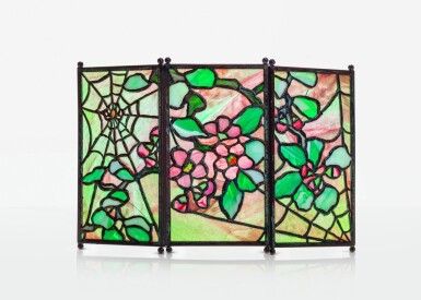 View full screen - View 1 of Lot 315. "Cobweb and Apple Blossom" Tea Screen.