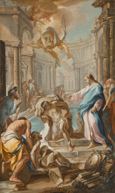 View full screen - View 1 of Lot 346. Christ at the Pool of Bethseda.