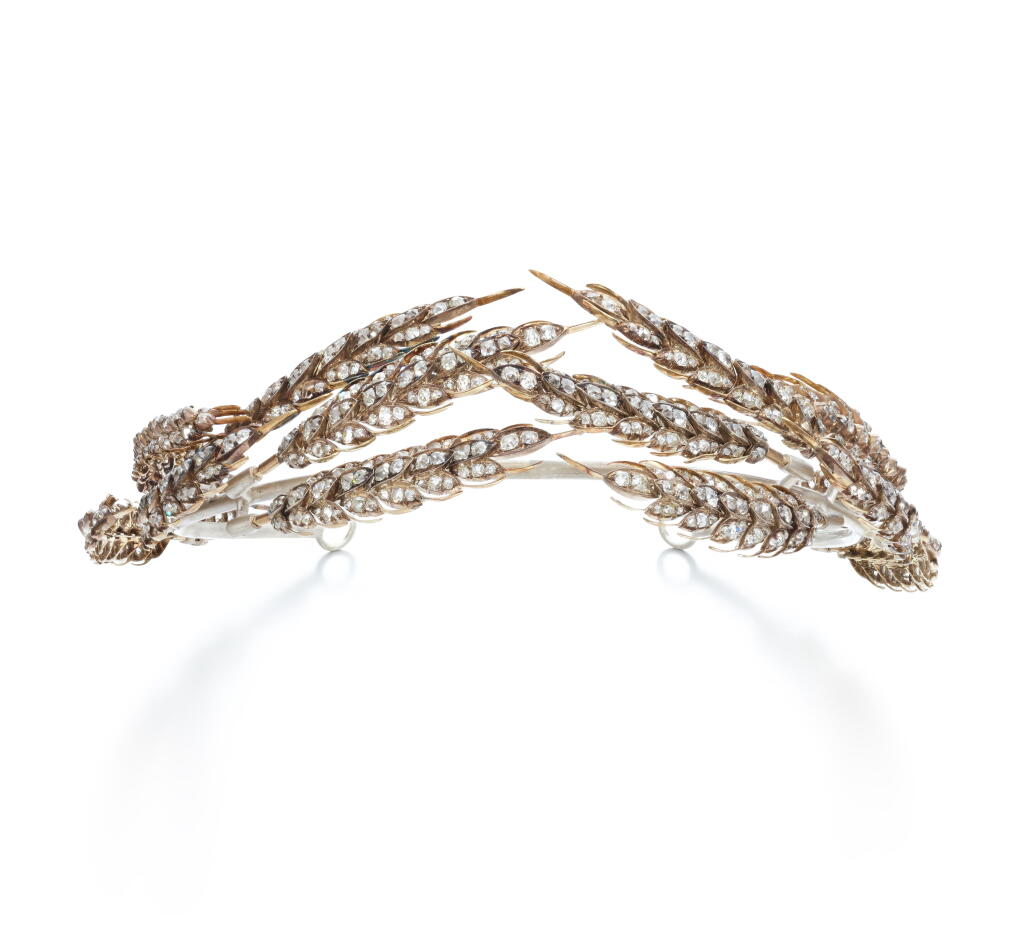 View full screen - View 1 of Lot 1153. Important diamond tiara, early 19th century and later.