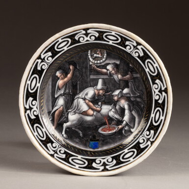 View full screen - View 1 of Lot 118. Attributed to Jean de Court, known as Vigier, circa 1560 | Attribué à Jean de Court, dit Vigier, vers 1560.