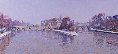 View full screen - View 1 of Lot 292. Paris sous la neige.