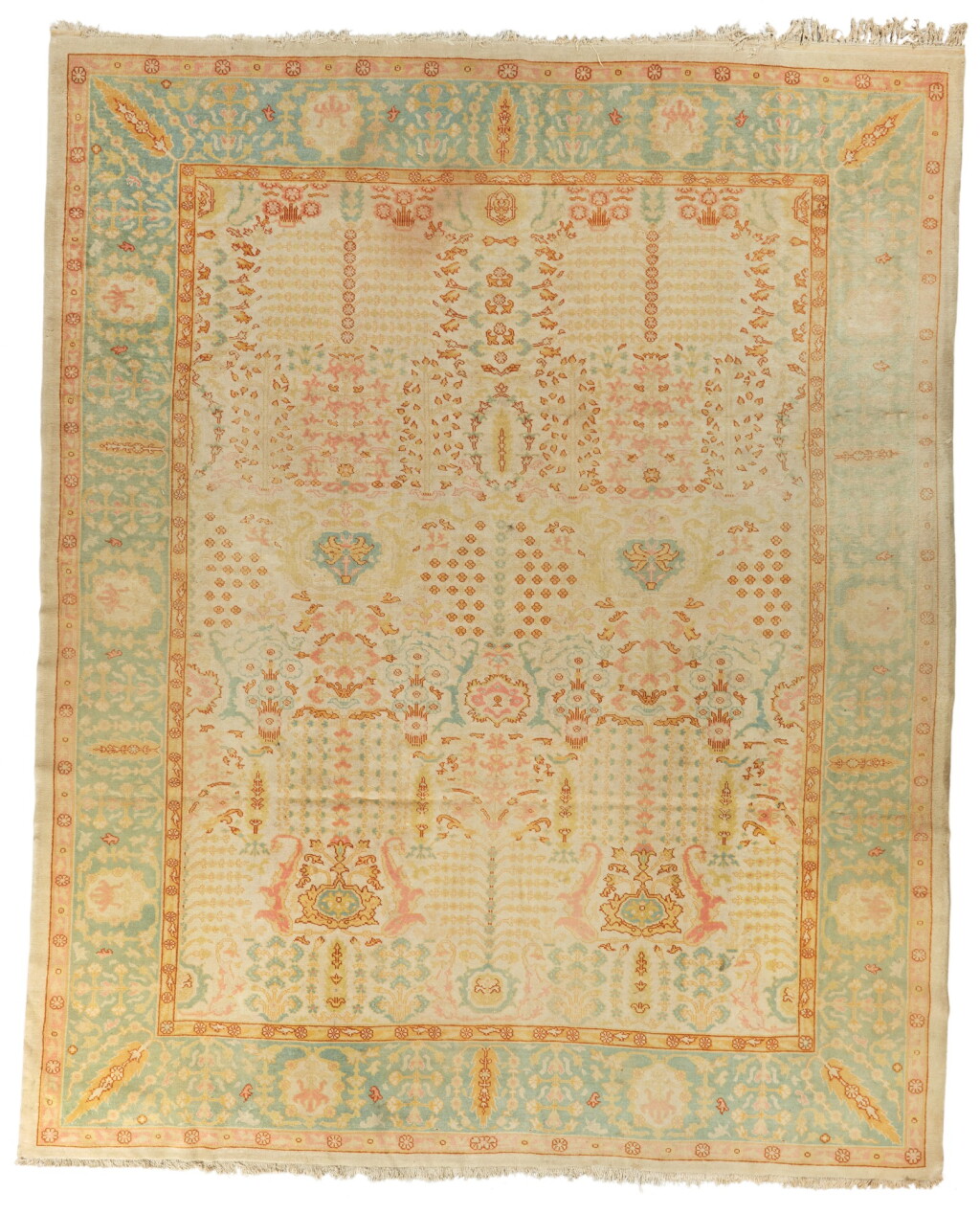 View full screen - View 1 of Lot 101. An Oushak carpet, West Anatolia, early 20th century.