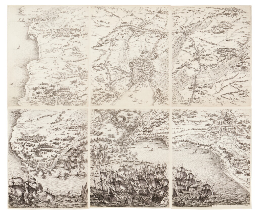 View full screen - View 1 of Lot 354. Le Siège de la Rochelle (Lieure 655, cf. 660-661).