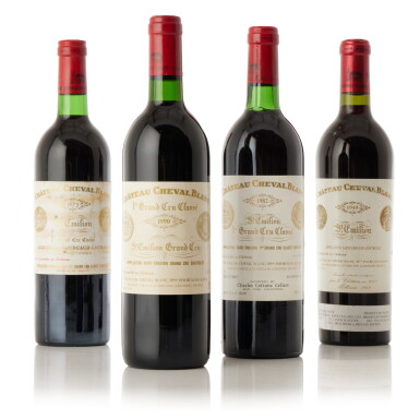 View full screen - View 1 of Lot 8734. Château Cheval Blanc 1990 and 1975 (2 BT).