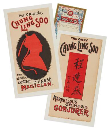 View full screen - View 1 of Lot 166. Chung Ling Soo (William Ellsworth Robinson) | The Original Visiting Card of Chung Ling Soo.