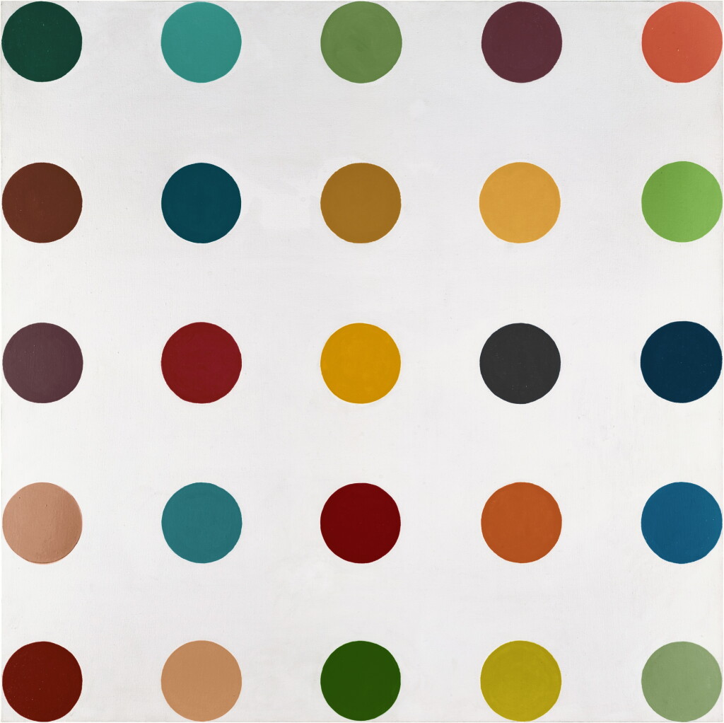 Voir en plein écran - Voir 1 du lot 214. Untitled 4 (Spot Painting).
