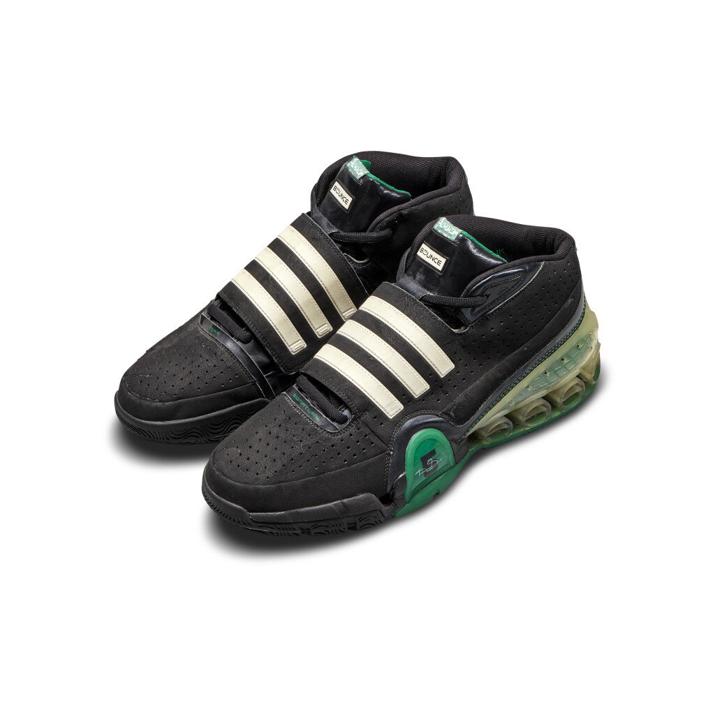 View full screen - View 1 of Lot 812. adidas Kevin Garnett Game Worn TS Bounce Commander .