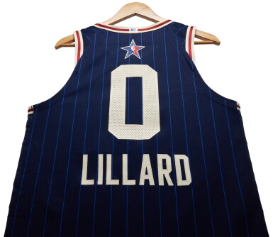 View full screen - View 1 of Lot 2. Damian Lillard Game Worn ‘NBA All-Star Game’ Complete Uniform | NBA All-Star Game MVP.