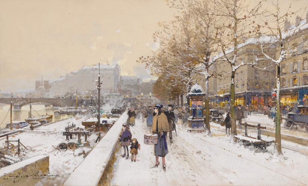 View full screen - View 1 of Lot 138. EUGÈNE GALIEN-LALOUE | QUAI DES CÉLESTINS.