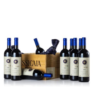 View full screen - View 1 of Lot 450. Sassicaia 2001 (12 BT).