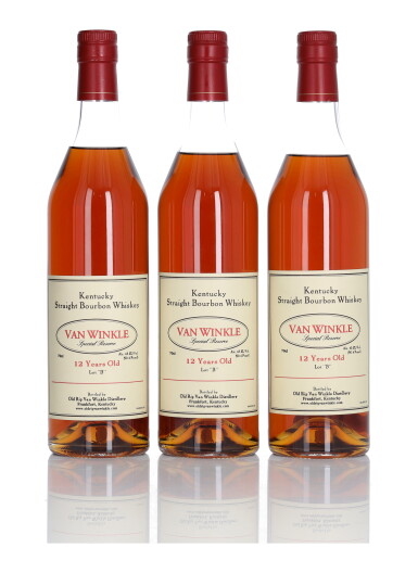 View full screen - View 1 of Lot 139. Van Winkle 12 Year Old Special Reserve Lot "B" 90.4 Proof NV (3 Bottles 75cl).