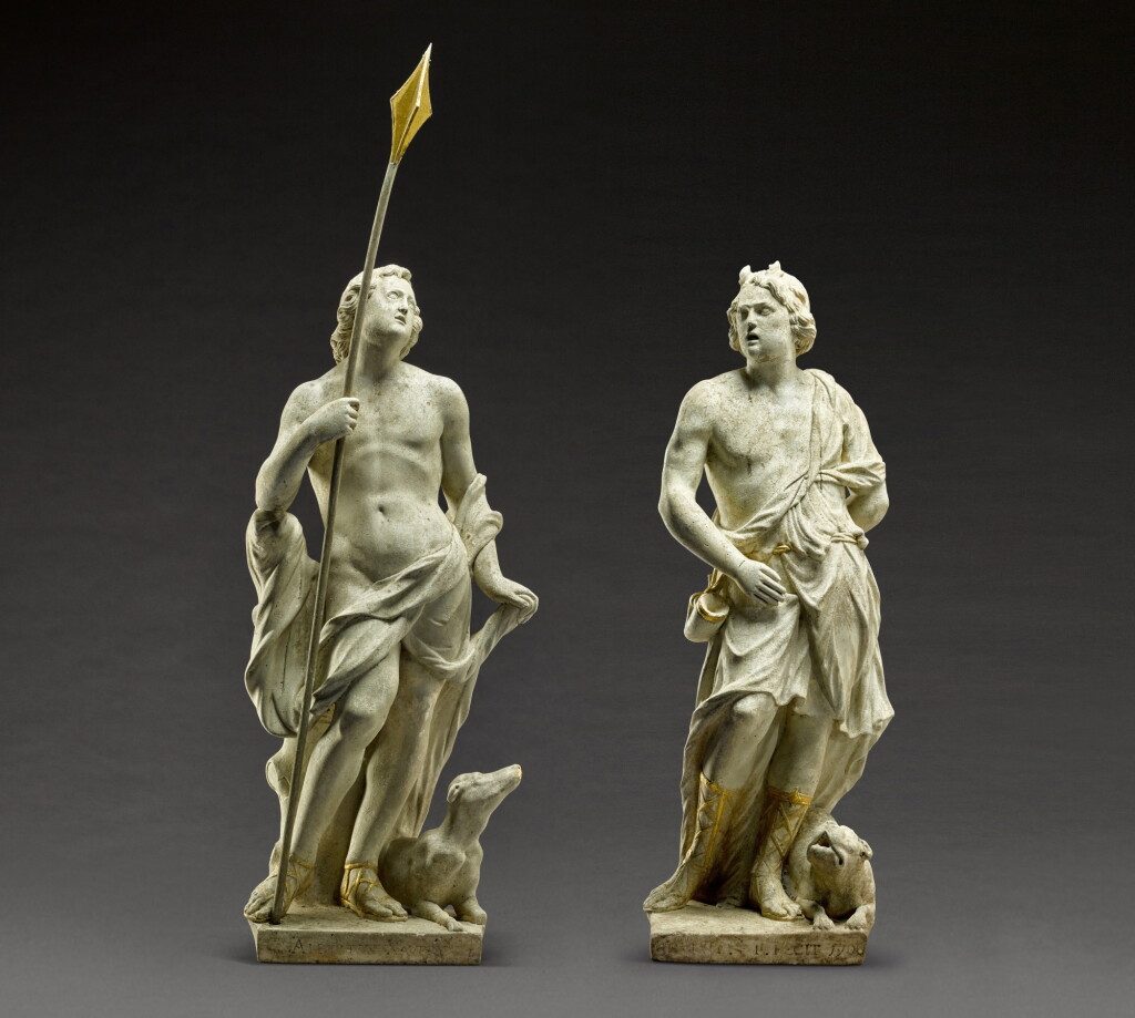 View full screen - View 1 of Lot 67. Albert Xavery (1664-1728) | Netherlandish, The Hague, dated 1706 | Actaeon and Endymion.