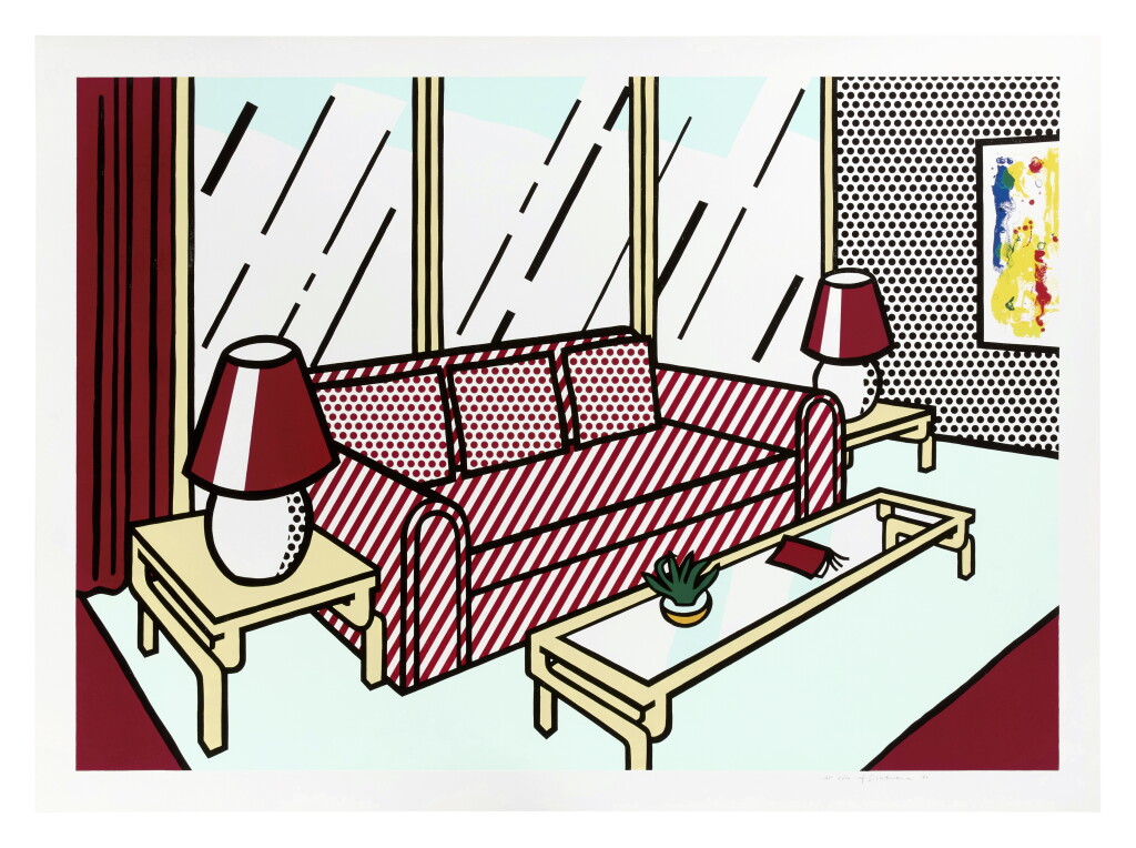 View full screen - View 1 of Lot 20. Red Lamps, from the Interior series.