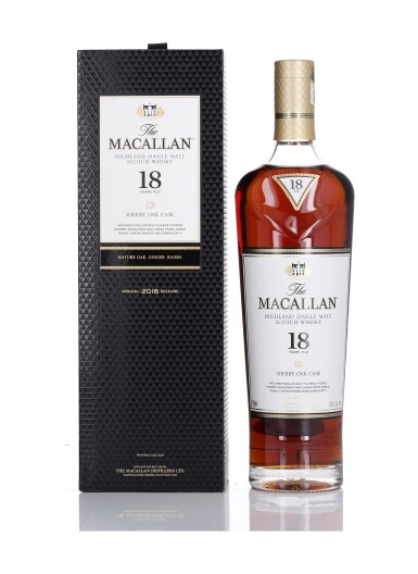 View full screen - View 1 of Lot 32. The Macallan 18 Year Old 43.0 abv NV (1 BT 75cl).