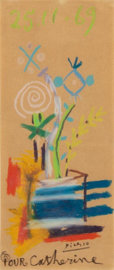 View full screen - View 1 of Lot 111. Bouquet de fleurs (Pour Catherine).