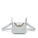 Bleu Pale Clemence Mini Lindy 20 Gold Hardware, 2022