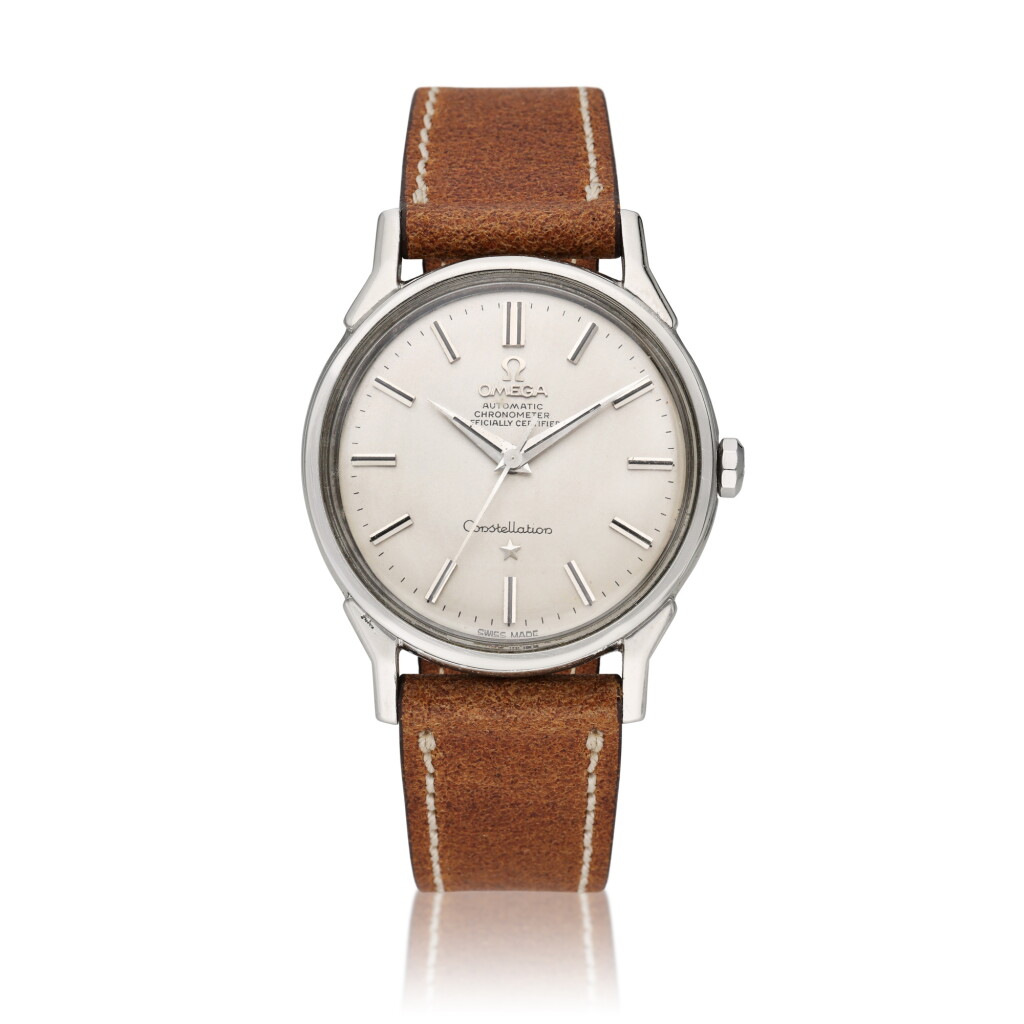 View full screen - View 1 of Lot 454. Reference 167.005 Constellation | A stainless steel wristwatch, Circa 1960.