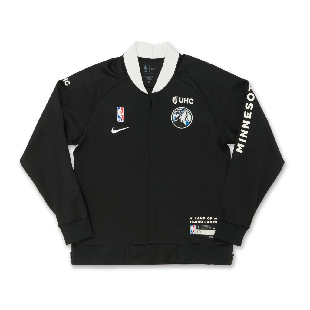 View full screen - View 1 of Lot 103. Tristen Newton Minnesota Timberwolves 2024-2025 City Edition Warmup Set .
