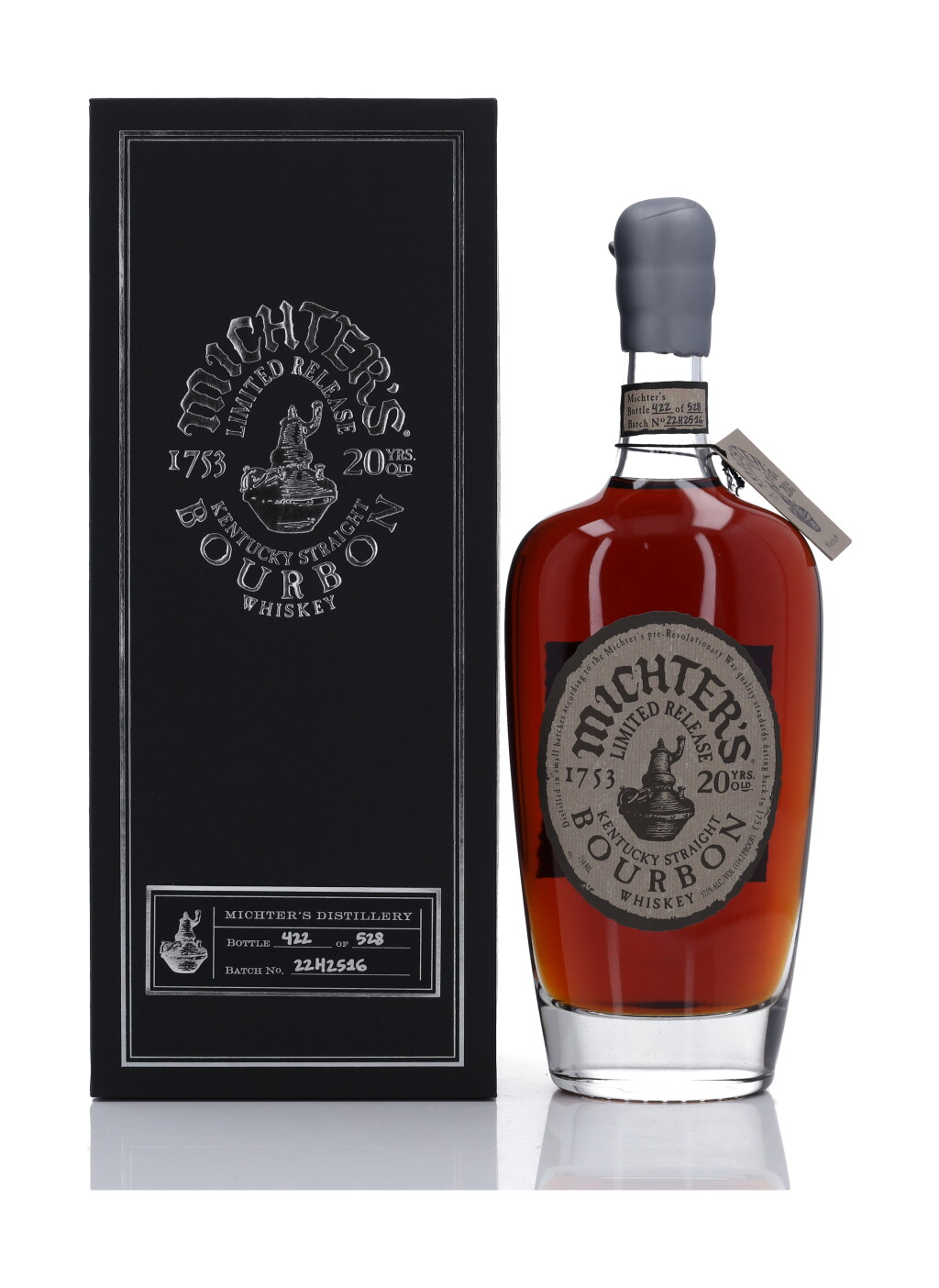View full screen - View 1 of Lot 425. Michter's Small Batch Bourbon 20 Year Old 114.2 Proof NV (1 Bottle 75cl).