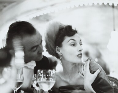 View full screen - View 1 of Lot 34. 'Elise Daniels, Turban by Paulette, Pre-Catelan, Paris', August 1948.