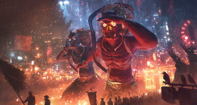 View full screen - View 1 of Lot 2. Gods’ Inspection | 神巡.