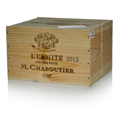 View full screen - View 1 of Lot 375. Ermitage, l'Ermite 2013 Chapoutier (6 BT).