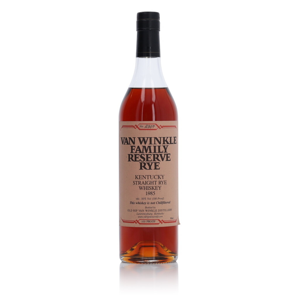 View full screen - View 1 of Lot 1160. Van Winkle Family Reserve Rye 100 Proof 1985 (1 Bottle 70cl).