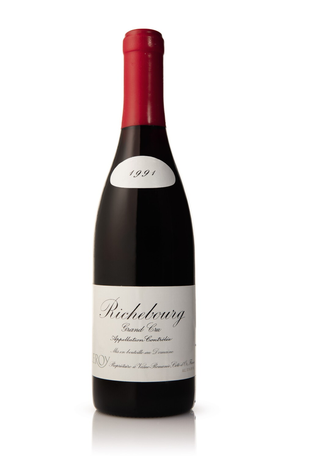 View full screen - View 1 of Lot 58. Richebourg 1991 Domaine Leroy (6 BT).