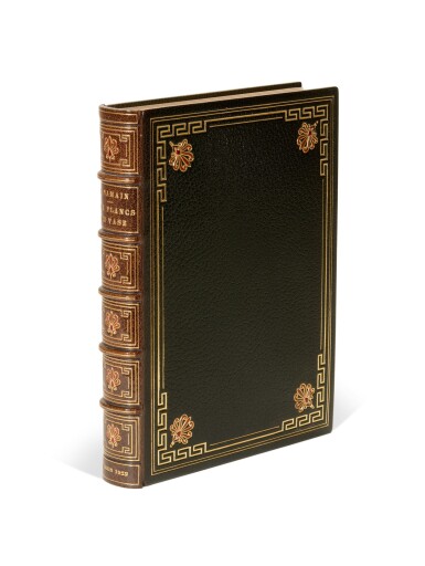 View full screen - View 1 of Lot 135. Samain | Aux flancs du vase, Paris, 1922, decorative morocco by Mercier, four suites of plates.