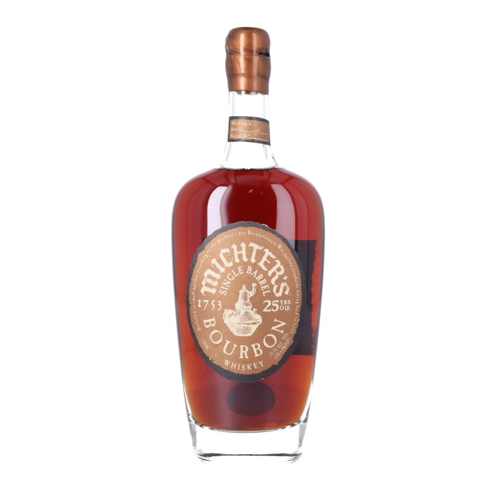 View full screen - View 1 of Lot 478. Michter's Single Barrel Bourbon 25 Year Old 108.6 proof NV (1 BT75).