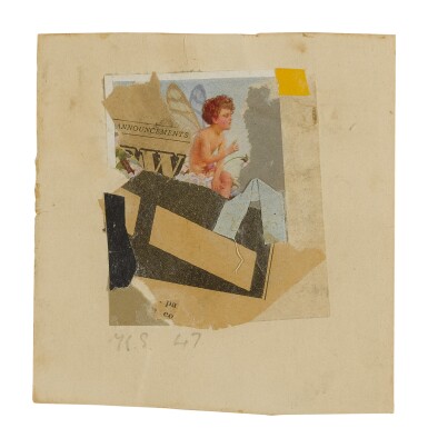 View full screen - View 1 of Lot 33. KURT SCHWITTERS | OHNE TITEL (ANKÜNDIGUNGEN) (UNTITLED (ANNOUNCEMENTS)).