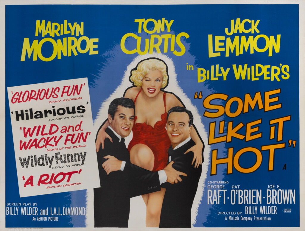 View full screen - View 1 of Lot 51. SOME LIKE IT HOT (1959) POSTER, BRITISH.
