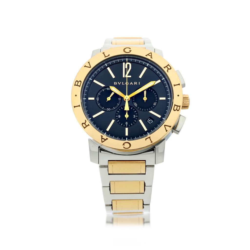 View full screen - View 1 of Lot 7. REFERENCE BB 41 SPG CH A STAINLESS STEEL AND YELLOW GOLD AUTOMATIC CHRONOGRAPH WRISTWATCH WITH DATE AND BRACELET, CIRCA 2010.