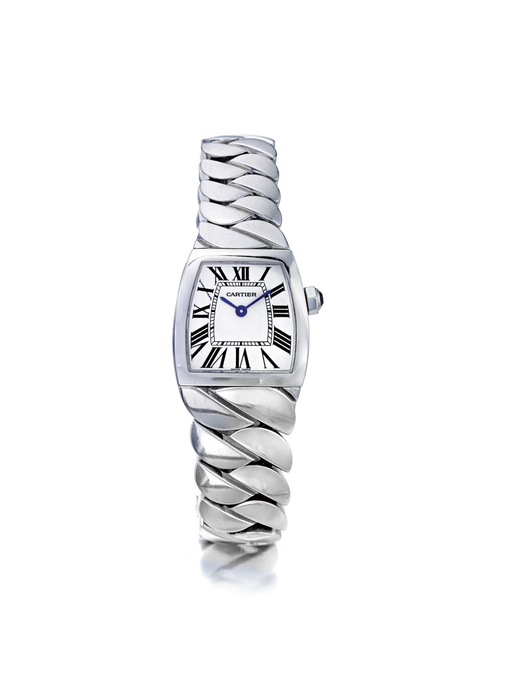 Cartier La Dona Stainless Steel, Silver Watch with Roman Numerals 1990s Cartier La Doña – Analog:Shift main image 4