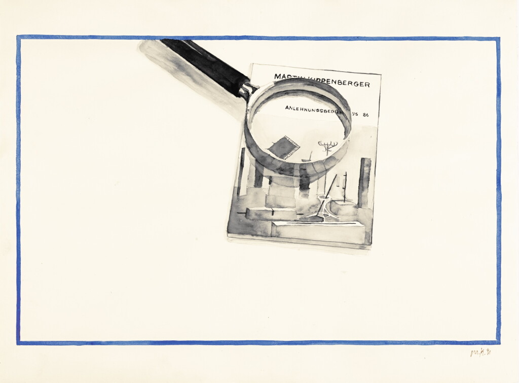 View full screen - View 1 of Lot 90. MARTIN KIPPENBERGER | UNTITLED (ANLEHNUNGSBEDÜRFNIS).