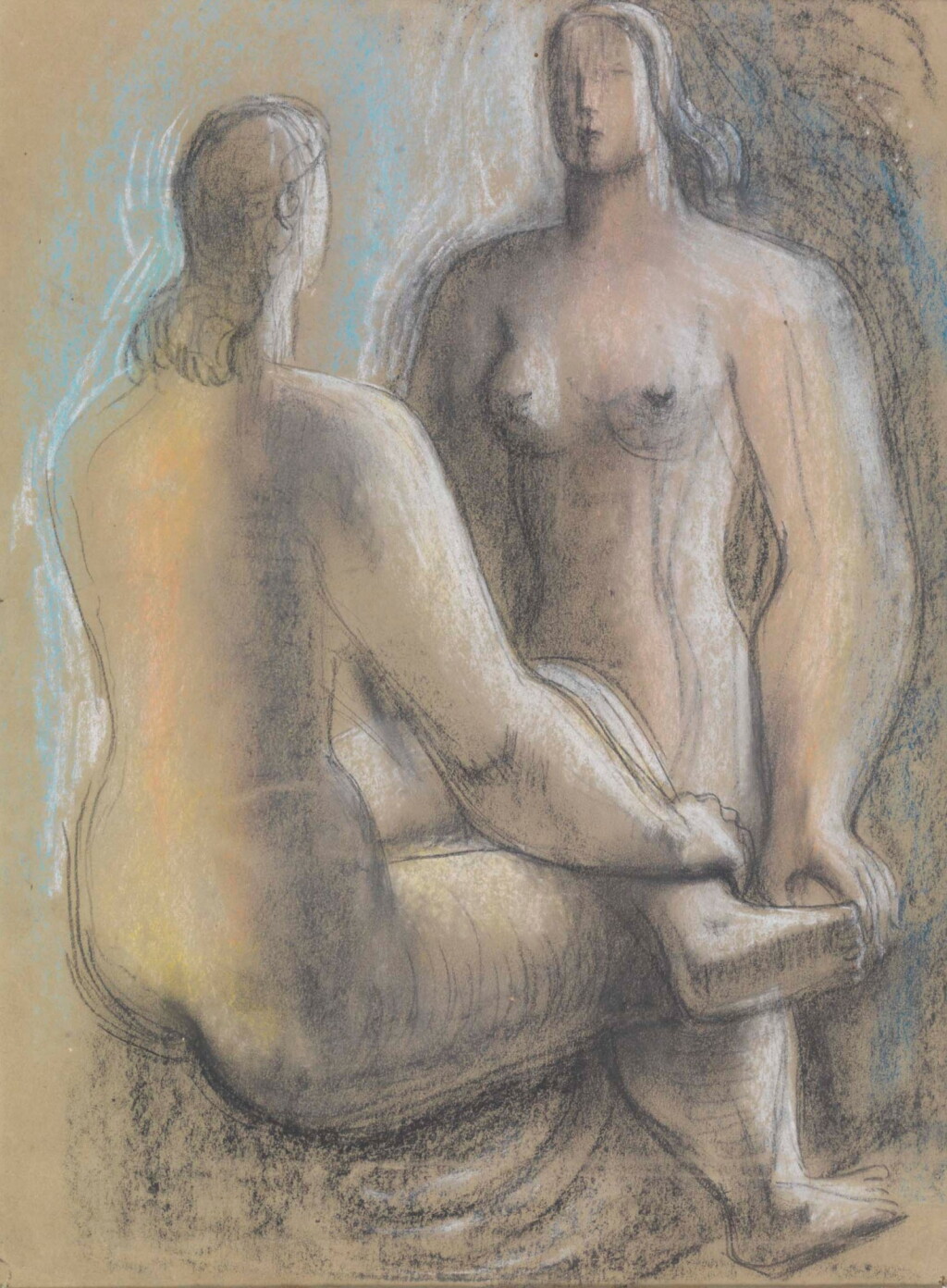 View full screen - View 1 of Lot 7. FRANK DOBSON, R.A. | STUDY FOR LEISURE II.