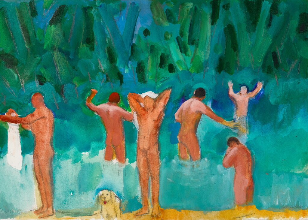 View full screen - View 1 of Lot 16. PAUL WONNER | BATHERS AFTER CEZANNE.