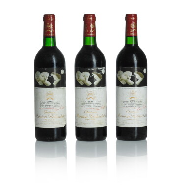 View full screen - View 1 of Lot 214. Château Mouton Rothschild 1986 (6 BT).