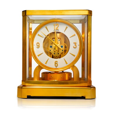 View full screen - View 1 of Lot 180. Atmos A gilt brass Atmos clock, Circa 1975.