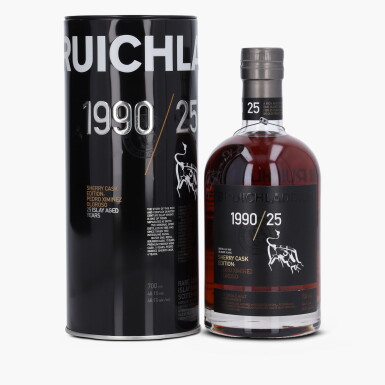 View full screen - View 1 of Lot 2053. Bruichladdich Sherry Cask Edition "Pedro Ximenez Oloroso" 25 Year Old 48.1 abv 1990 (1 Bottle 70cl).