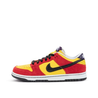View full screen - View 1 of Lot 860. Nike SB Dunk Low Pro ‘McDonald’s’ Sample | Size 9.
