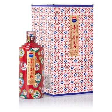 View full screen - View 1 of Lot 5751. 2017年產 貴州茅台酒 五十六個民族紀念酒 - 俄羅斯族 Kweichow Moutai 56 Tribes Series 2017 (1 BT50).