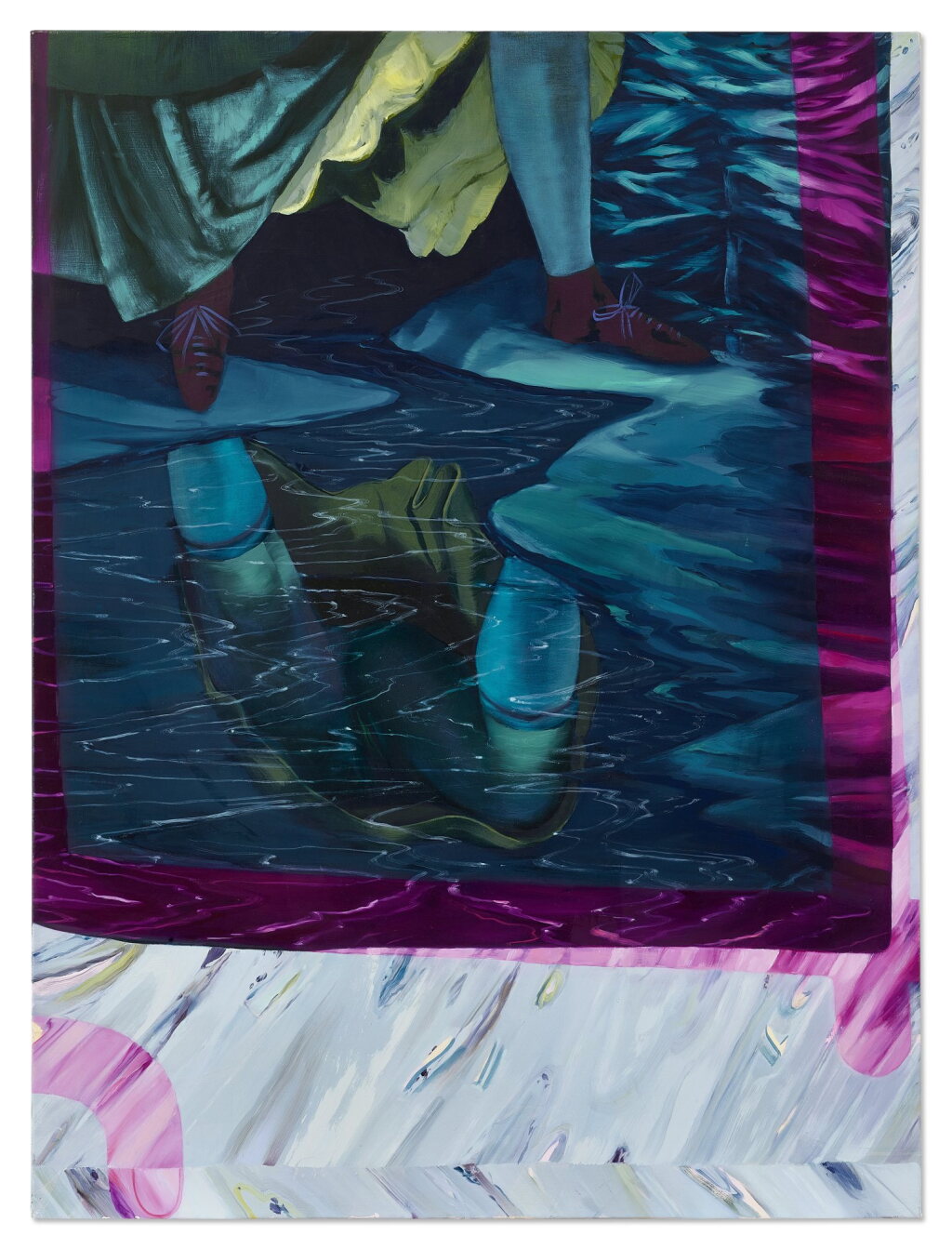 View full screen - View 1 of Lot 508. Sarah Slappey 莎拉 · 斯拉佩 | Reflection (Winterhalter) 倒影(溫特哈爾特).